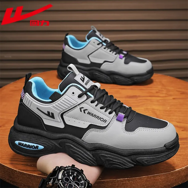 回力男鞋冬季新款潮流百搭爆款老爹鞋男士厚底耐磨运动鞋休闲潮鞋