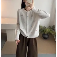 【丹姐家~海底世界】鹤彩绒！超好看外搭长袖针织开衫