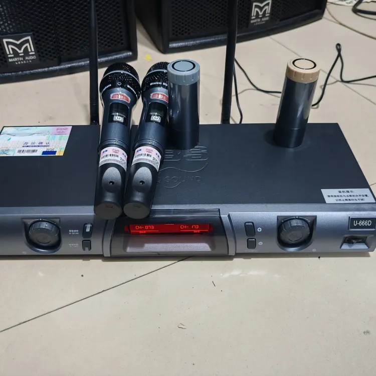 准新品  包邮红标BBS话筒一套唱歌轻松不费力