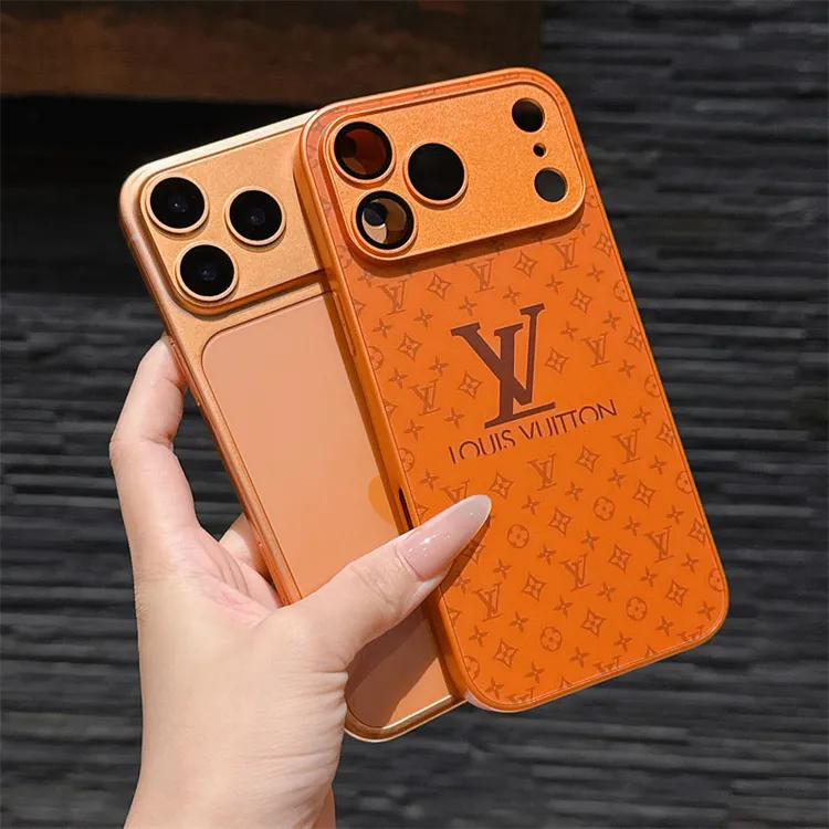 橙色适用苹果17promax手机壳iPhone17pro新款16潮牌15轻奢14p高级