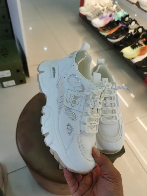 春季新款女款厚底百搭显脚小老爹鞋休闲运动鞋夏季