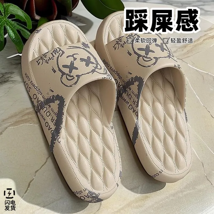 女款网红休闲拖鞋男鞋时尚休闲凉拖鞋女式爆款2025不臭脚足底