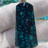 绿松石珠宝奇石银S925镶嵌