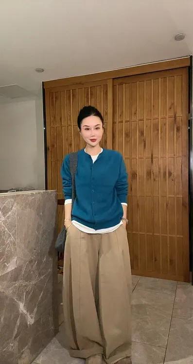 【那尚新品】高品质拉毛工艺羊毛羊绒经典百搭针织上衣（不能机洗）