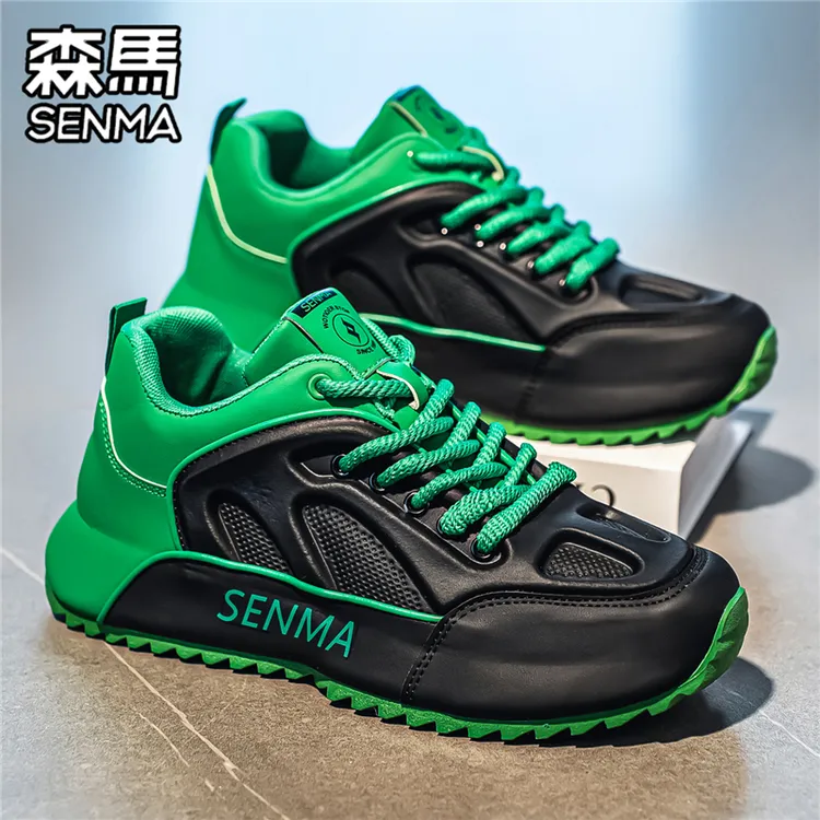 森马冬季新款男鞋爆款百搭网红潮流包底运动鞋男士休闲高帮老爹鞋