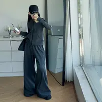 【Maila童装】女童韩版休闲学生运动套装秋季卫衣高腰休闲裤两件套