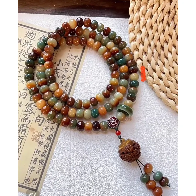 [宠粉福利]9*12mm敦煌问天108颗文玩多圈手持菩