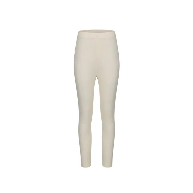 【AY】350g米白色绵羊毛锁温弹力高腰肌底裤