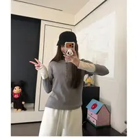 CHACHA【冬日暖流】休闲时尚百搭设计感T恤