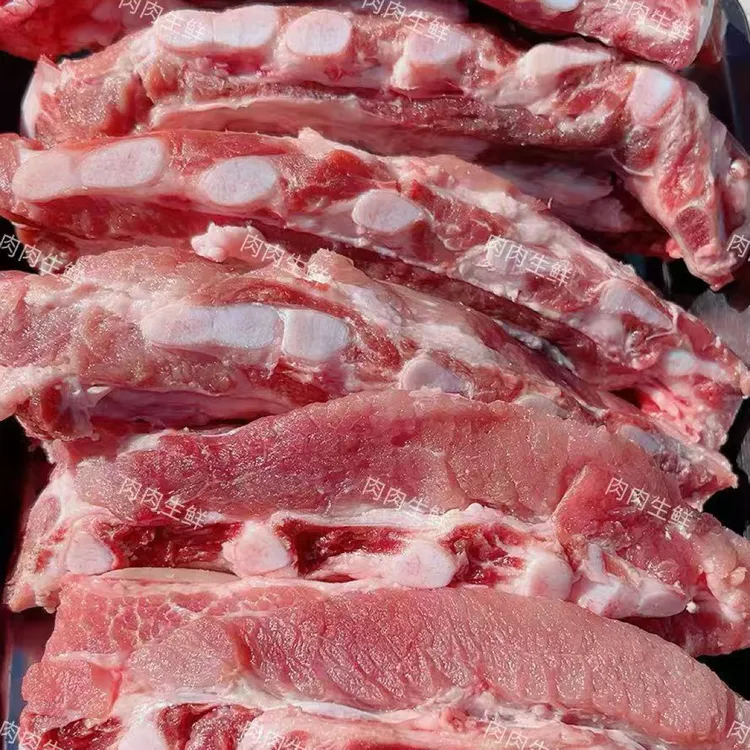 猪胸骨排骨头排骨边脆骨两侧带脆骨中间有硬骨5斤一单顺丰包邮