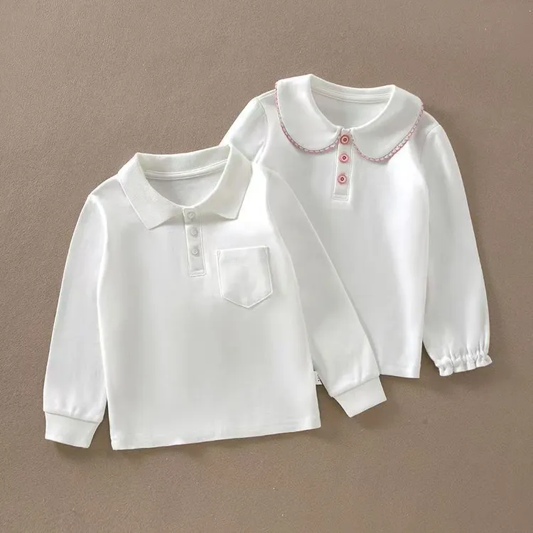 男女童长袖t恤秋装学院风POLO衫儿童装宝宝2025新款中小童上衣潮商品图