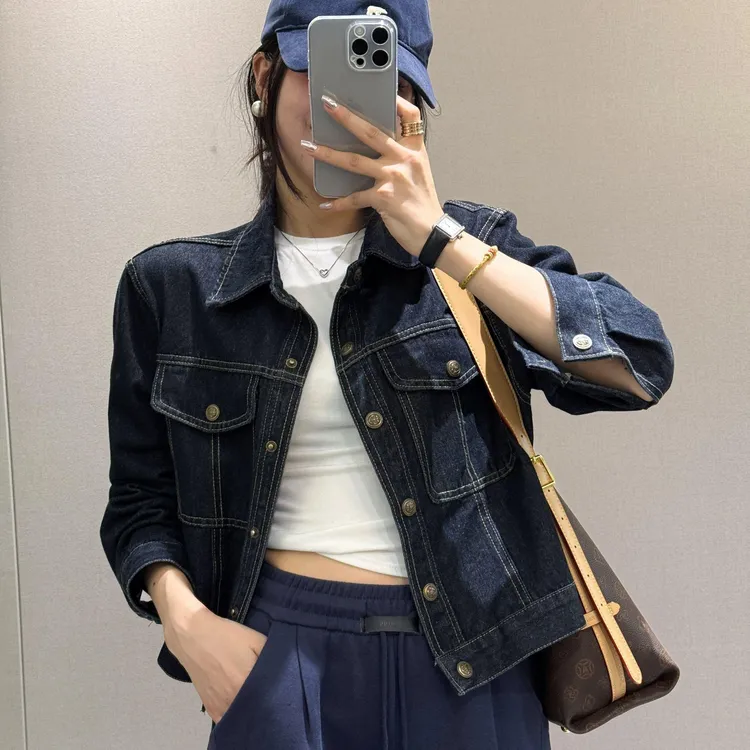 牛仔外套女2025春季新款韩系复古百搭短款丹宁色长袖上衣休闲