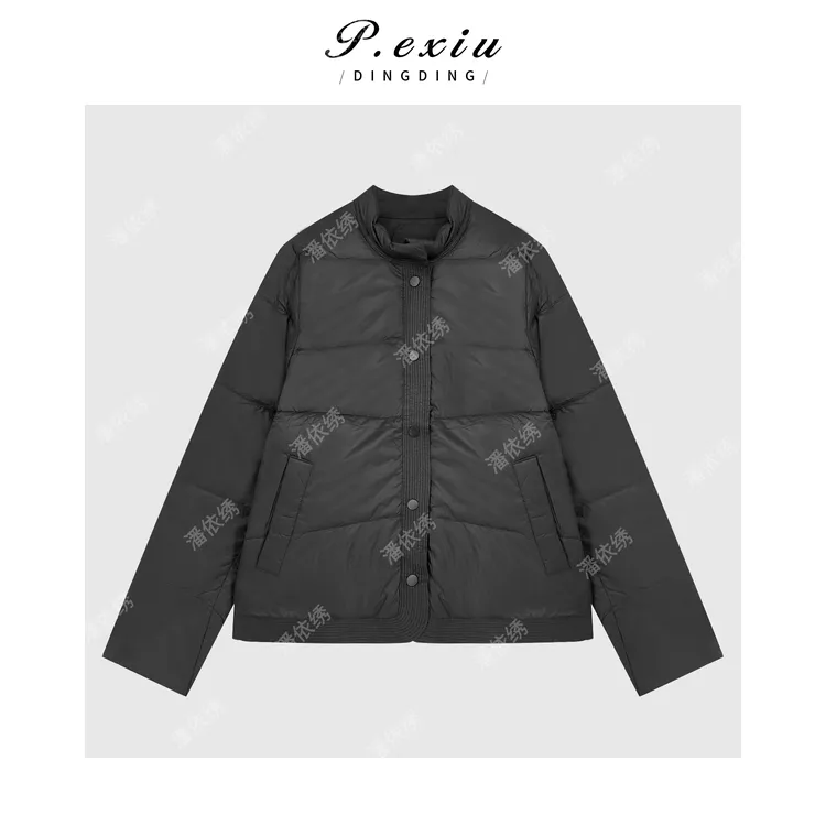 进口白鸭绒极简主义两面穿简约百搭羽绒服 MJ25185