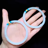 【云上好物】9 DS38388-和田玉DIY手串-多样性发一件-3*5.5mm（JG）