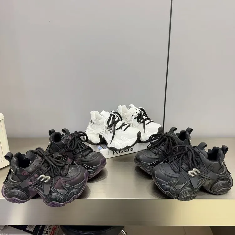 四季新款经典松糕厚底增高网红减龄显腿长欧货百搭高级感老爹鞋女