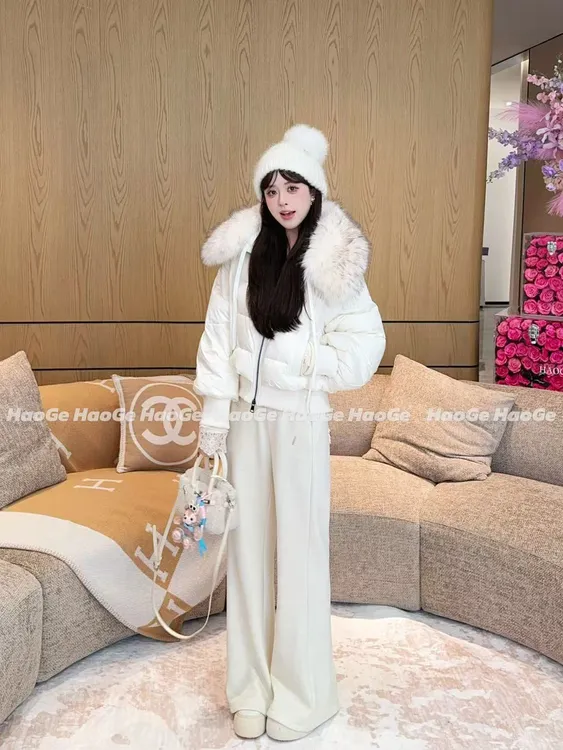 浩哥严选●羽绒服预HGQ5YRF4726A时尚百搭设计感宽松慵懒保暖休闲