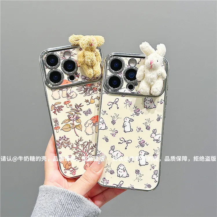 电镀大视窗适用苹果17iPhone/华为荣耀/OPPO/VIVO/小米手机壳爆款