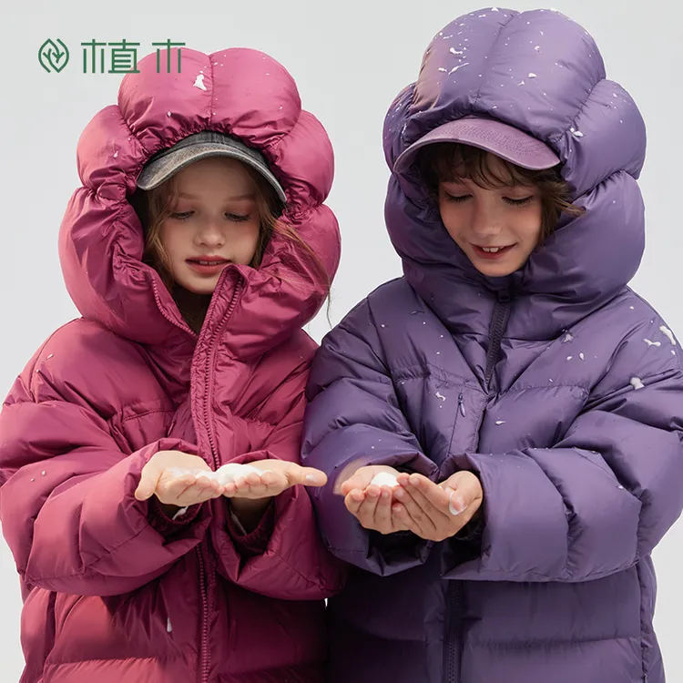 植木童装 儿童羽绒服女童杜邦三防羽绒服男童羽绒服2025冬款