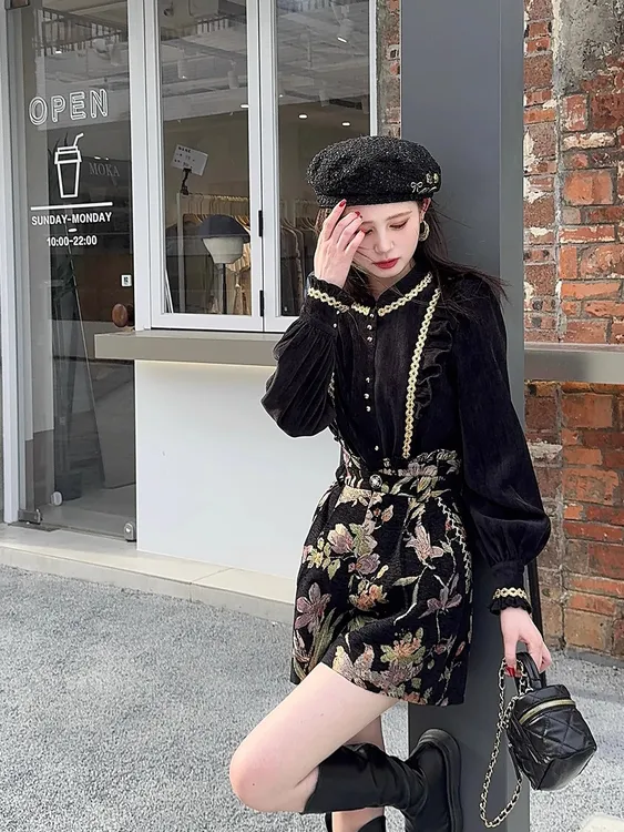 2025法式秋季新款女时尚气质休闲长袖衬衫