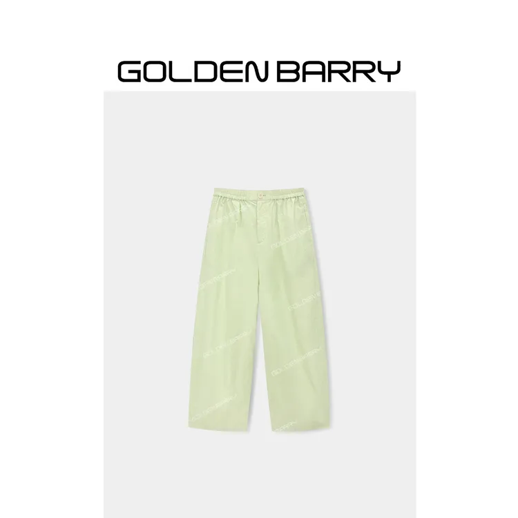 GOLDENBARRY|521056“棉蕊轻苞裤”显瘦休闲阔腿裤