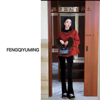 现货  【朱砂痣】新中式网红时尚休闲加厚冬季白鸭绒羽绒服