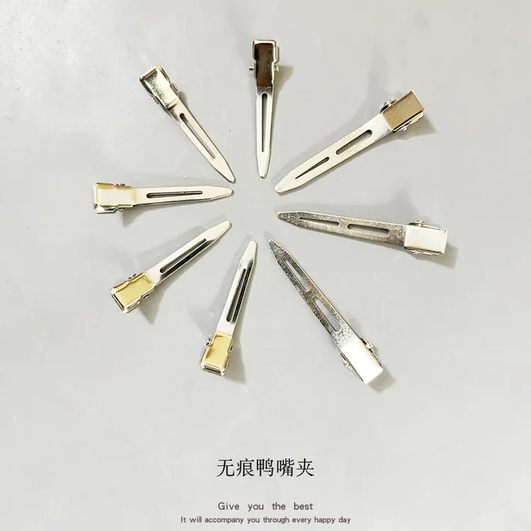 diy发夹材料包无痕鸭嘴夹边夹侧夹制作加厚一字夹自制刘海夹饰品