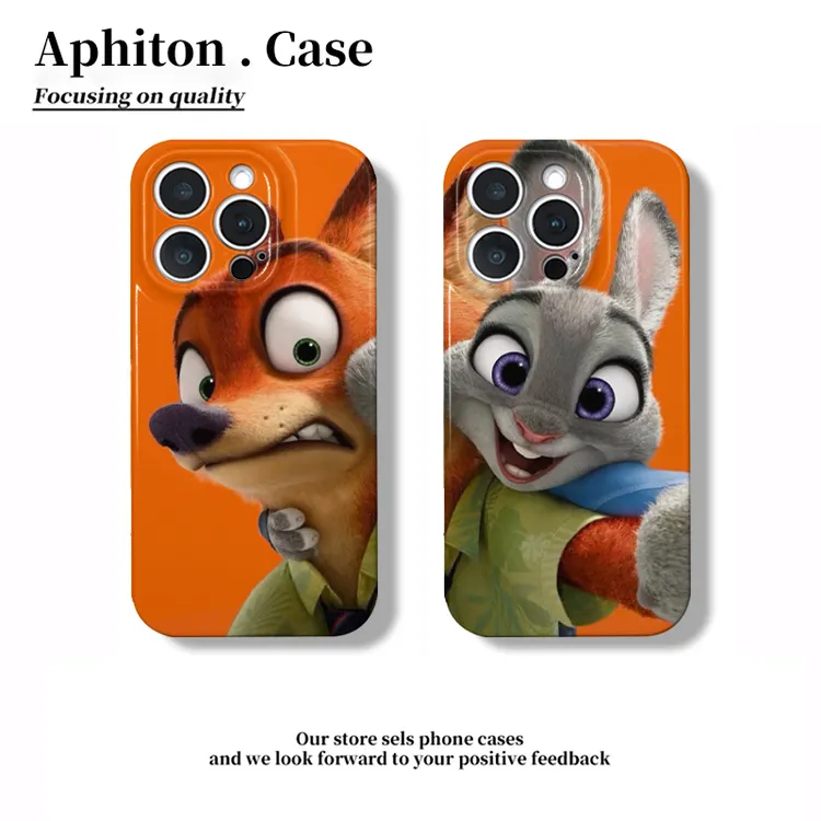 GGBond搞怪情侣朱迪尼克适用苹果16菲林手机壳小米17vivo华为oppo