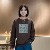 秋季新款时尚休闲百搭字母圆领卫衣Q36206