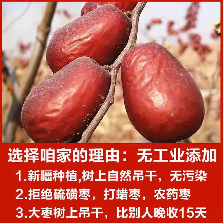 25年头茬新疆红枣【新疆直发】皮薄肉厚