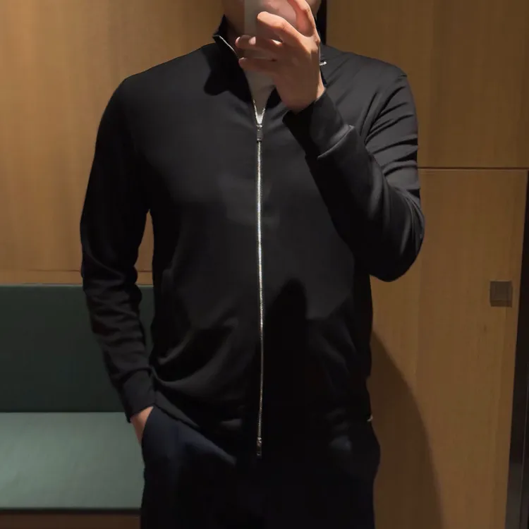 【诺可精选】秋冬超细羽柔棉休闲双拉链薄款立领外套 爵派尔QJ523