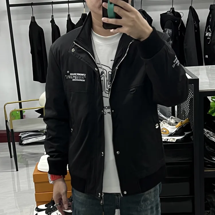 25冬季新款男士两侧口袋设计加棉夹克8819