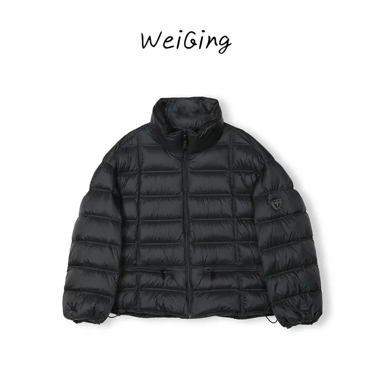 【丹姐家~泡芙排骨羽绒服~】韩范90白鸭绒羽绒服