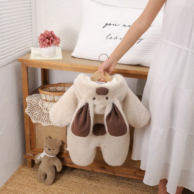 DZ婴儿衣服冬季男女宝宝加厚连体衣满月百天爬爬服外出连帽棉衣服