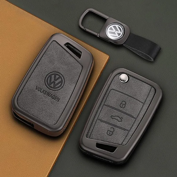 大众迈腾钥匙套速腾宝来CC帕萨特polo探岳途观L凌渡朗逸高尔夫7扣