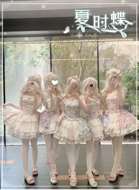 【夏时蝶】原创优雅可爱少女日常Lolita芭蕾风