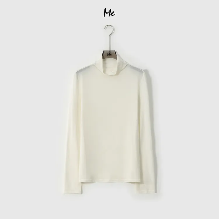ME【奶贝高领打底】超细美利奴绵羊毛超柔极简亲肤内搭上衣MESA4542