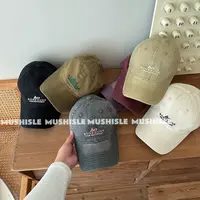 中大童亲子运动风高顶圆顶大童休闲风帽子百搭水洗软顶户外棒球帽