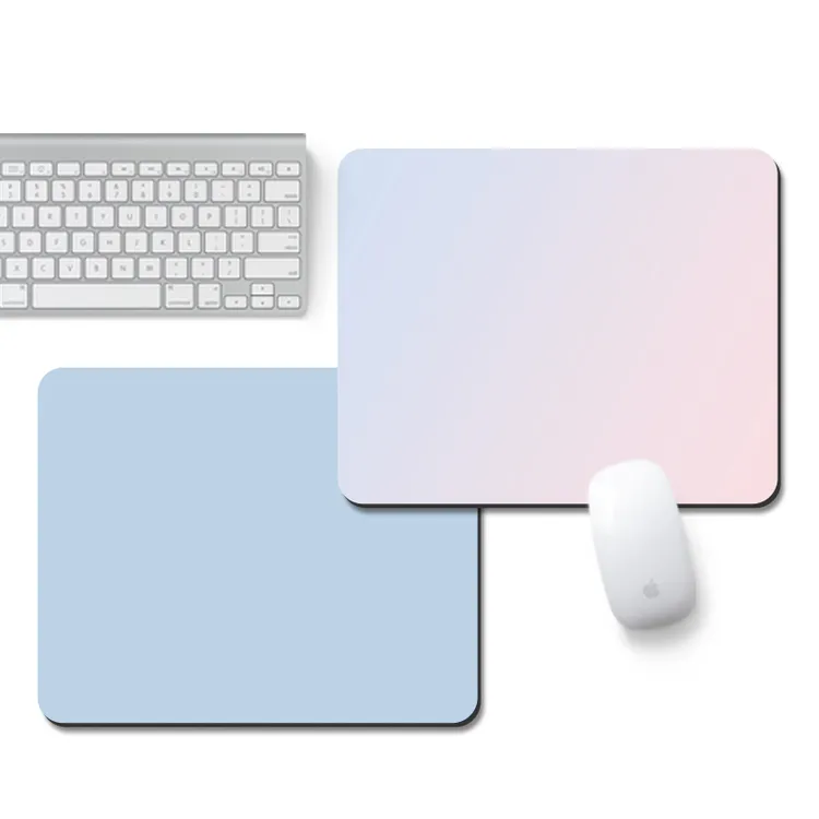 创意纯色渐变鼠标垫莫兰迪护手腕办公室学生笔记本加厚电脑键盘垫