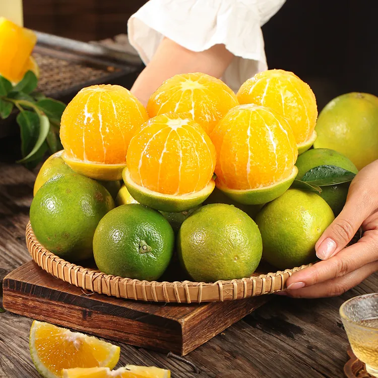 【高原甜橙】云南哀牢山冰糖橙4.5斤新鲜水果橙子甜柑橘现摘包邮