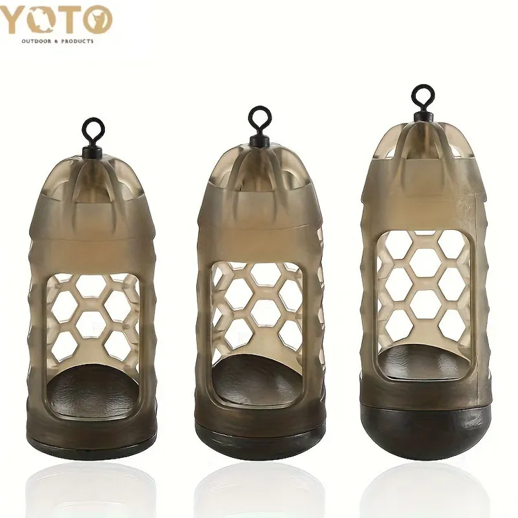 导弹饵笼蜂窝型打窝器饵笼欧鲤钓欧式库钓专业级钓鱼装备夜钓装备