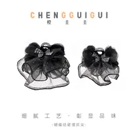 蝴蝶结氛围感裙摆抓夹高级感气质优雅小众发饰大版优雅轻奢鲨鱼夹