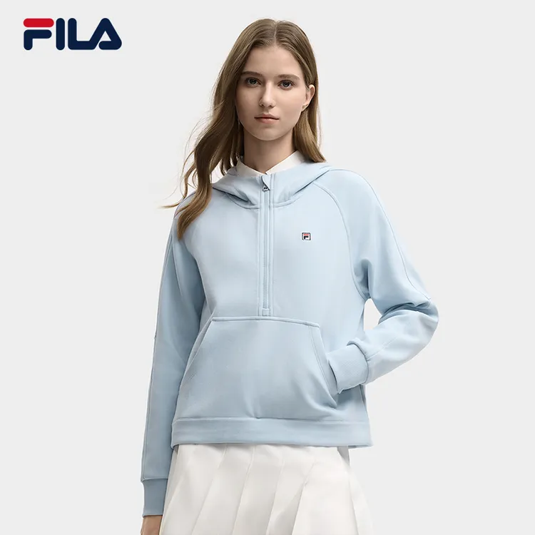 【休闲流光风】/斐乐女秋时尚运动百搭长袖连帽卫衣F11W548217F