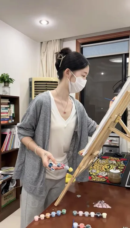 2025夏季新款韩系简约灰色长袖薄款外套白色V领短袖T恤休闲裤套装