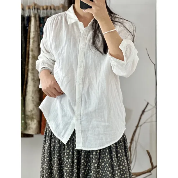 （51-200）编码过款模式亚麻汉麻苎麻双层纱上衣裤子按主播编码下单