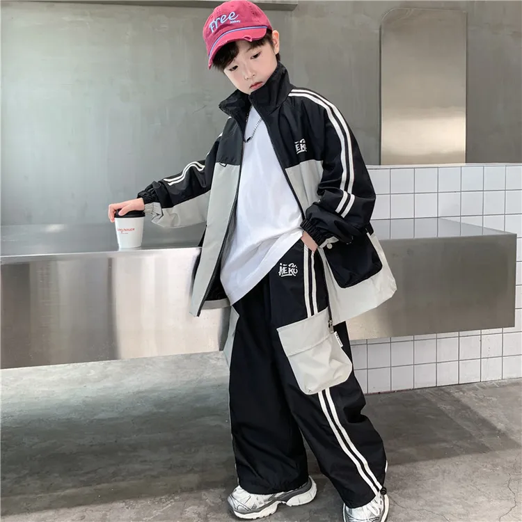 男童秋季套装2025新款儿童春秋外套裤子休闲运动帅气两件套秋装潮