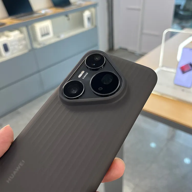 适用于华为pura80手机壳波纹软壳微磨砂透明圆边保护套p80pro+