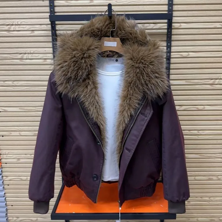 冬季新款男士高品质毛领防寒保暖休闲时尚夹克外套短款