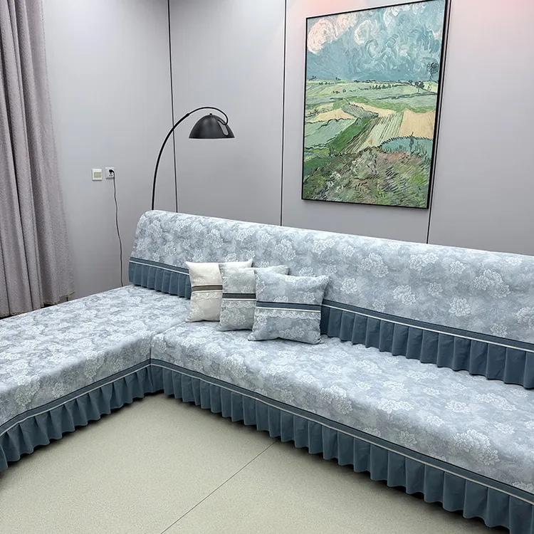 2025新款雪尼尔沙发垫四季通用防滑耐磨直排贵妃客厅办公室