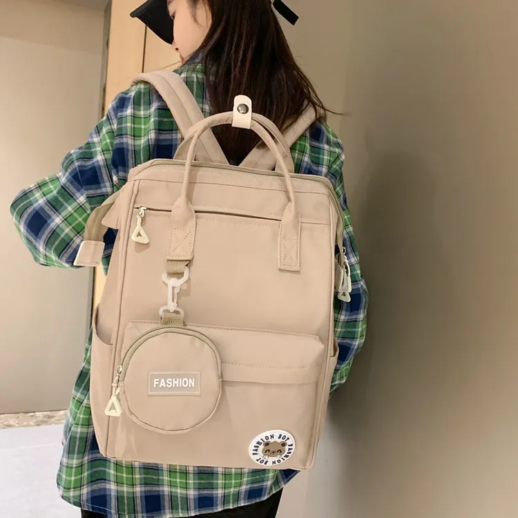 女韩版背包大容量学院风初中森系日系高中学生ins大学生书包