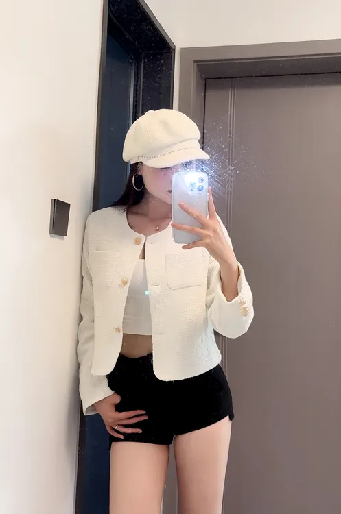 小香风秋冬休闲短款外套女2025春秋新款洋气通勤约会显瘦显高上衣